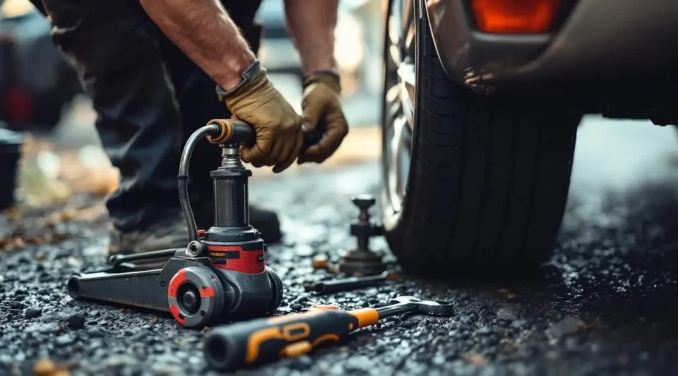 Flat Tire Change Service